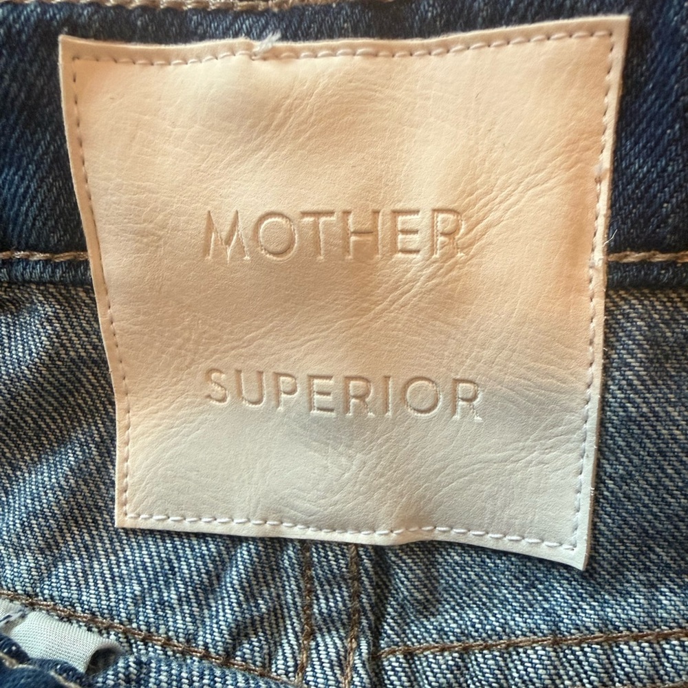 MOTHER Blue Floral Jeans - Picture 3 of 4
